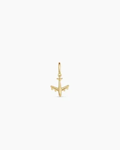 gorjana Airplane Parker Charm 18k Gold Plated Online