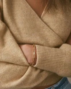 gorjana Amour Bracelet 18k Gold Plated Hot