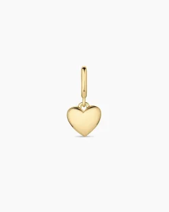 gorjana Amour Helium Heart Parker Charm 18k Gold Plated Clearance