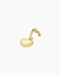 gorjana Amour Helium Heart Parker Charm 18k Gold Plated Clearance