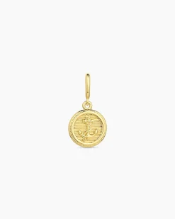 gorjana Anchor Coin Parker Charm 18k Gold Plated Online
