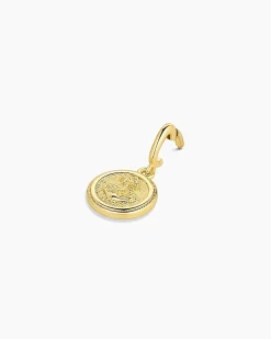 gorjana Anchor Coin Parker Charm 18k Gold Plated Online