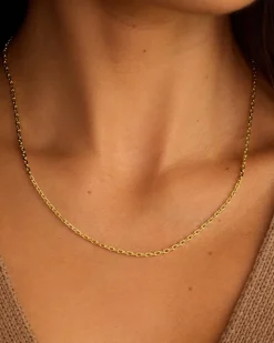 gorjana Asher Delicate Necklace 18k Gold Plated Outlet