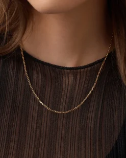 gorjana Asher Delicate Necklace 18k Gold Plated Outlet