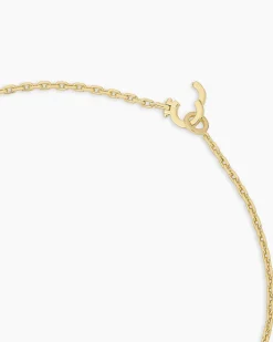 gorjana Asher Delicate Necklace 18k Gold Plated Outlet