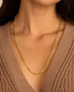 gorjana Asher Necklace 18k Gold Plated Online