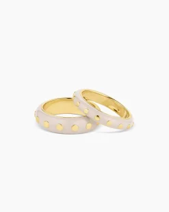 gorjana Asher Stone Ring Set 18k Gold Plated Best