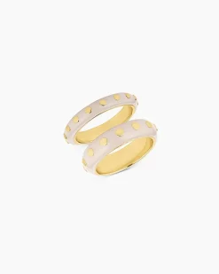 gorjana Asher Stone Ring Set 18k Gold Plated Best