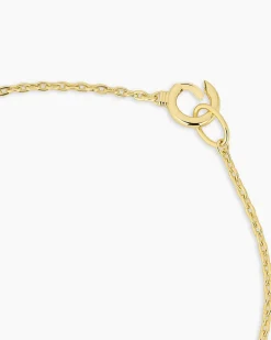 gorjana Avery Mini Necklace 18k Gold Plated New