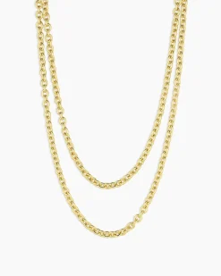 gorjana Avery Necklace 18k Gold Plated Best