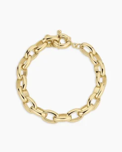 gorjana Avery Statement Bracelet 18k Gold Plated Clearance
