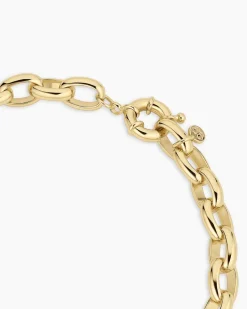 gorjana Avery Statement Necklace 18k Gold Plated Outlet