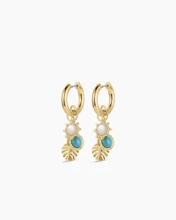 gorjana Beach Cluster Hoops 18k Gold Plated Online