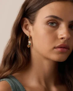 gorjana Beach Cluster Hoops 18k Gold Plated Online