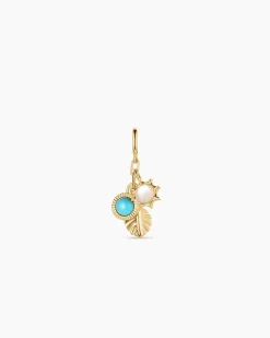 gorjana Beach Cluster Parker Charm 18k Gold Plated Discount