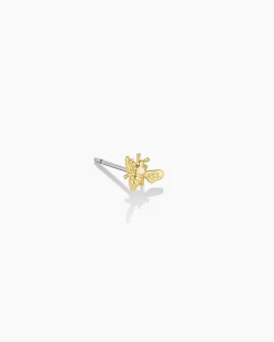 gorjana Bee Single Stud 18k Gold Plated Discount