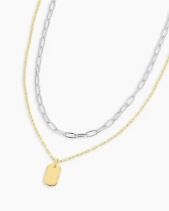 gorjana Bespoke Parker Mini Layering Set (Silver) Silver Plated Fashion
