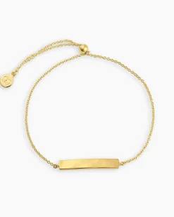 gorjana Bespoke Plate Adjustable Bracelet (gold) 18k Gold Plated Sale