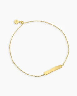gorjana Bespoke Plate Adjustable Bracelet (gold) 18k Gold Plated Sale