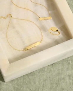 gorjana Bespoke Plate Necklace (gold) 18k Gold Plated Online