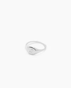 gorjana Bespoke Signet Ring (silver) Silver Plated Discount