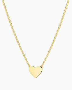 gorjana Bespoke Wilder Heart Necklace 18k Gold Plated Best