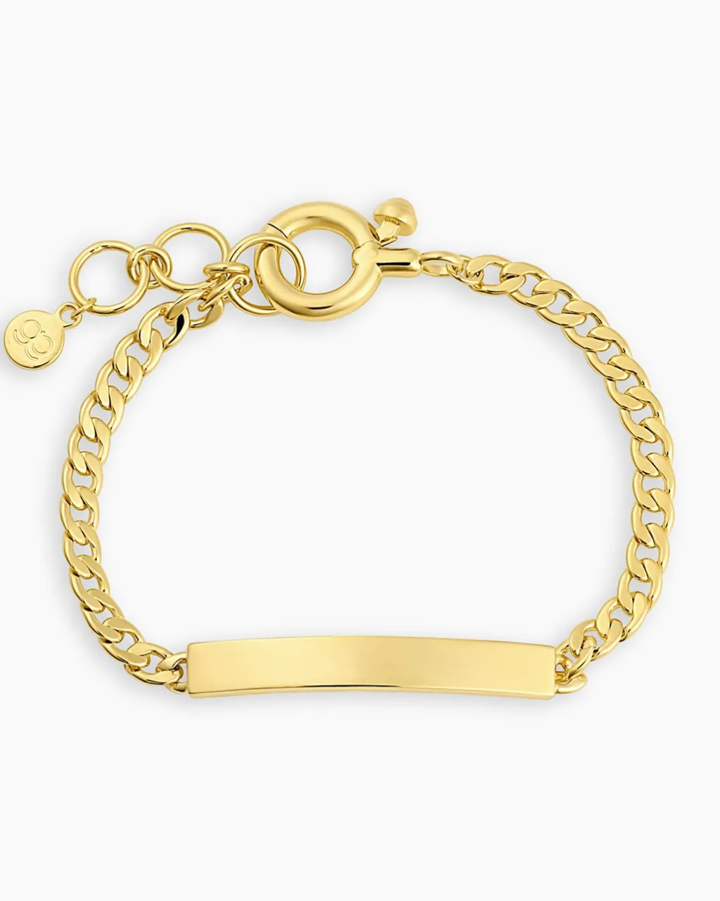 gorjana Bespoke Wilder Tag Bracelet 18k Gold Plated Hot