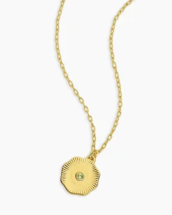 gorjana Birthstone Coin Necklace Clearance