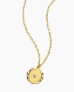 gorjana Birthstone Coin Necklace Clearance