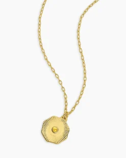 gorjana Birthstone Coin Necklace Clearance