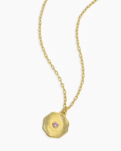 gorjana Birthstone Coin Necklace Clearance