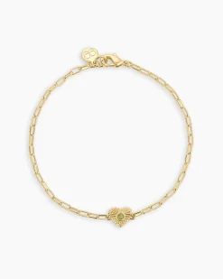 gorjana Birthstone Heart Bracelet New