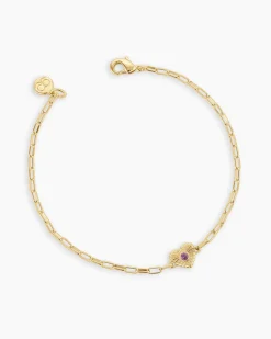 gorjana Birthstone Heart Bracelet New