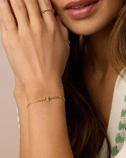 gorjana Birthstone Heart Bracelet New