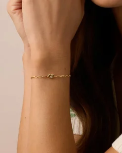 gorjana Birthstone Heart Bracelet New