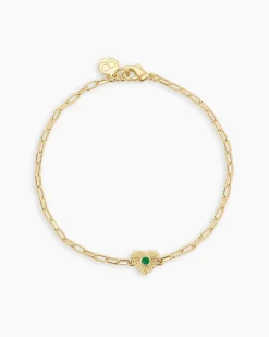 gorjana Birthstone Heart Bracelet New