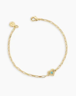 gorjana Birthstone Heart Bracelet New