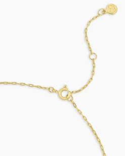 gorjana Bow Necklace 18k Gold Plated Hot