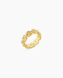 gorjana Brooklyn Ring 18k Gold Plated Clearance