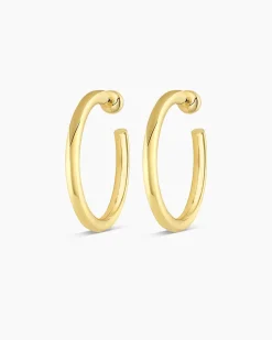 gorjana Carter Hoops 18k Gold Plated Fashion