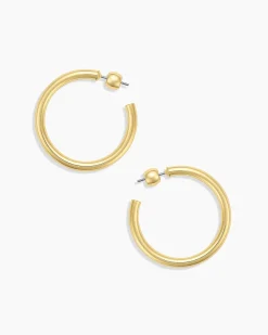 gorjana Carter Hoops 18k Gold Plated Fashion