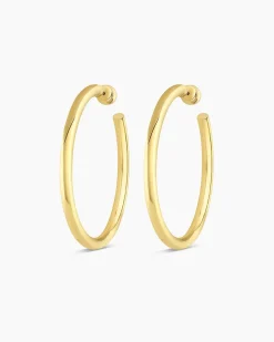 gorjana Carter Statement Hoops 18k Gold Plated Outlet