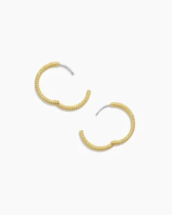 gorjana Catalina Hoops 18k Gold Plated Outlet
