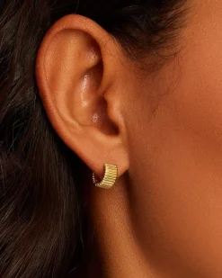 gorjana Catalina Huggies 18k Gold Plated Best