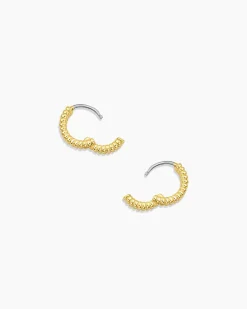 gorjana Catalina Huggies 18k Gold Plated Best