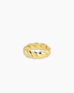 gorjana Crew Helium Ring 18k Gold Plated Outlet