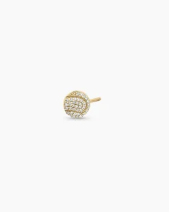 gorjana Diamond Ace Single Stud 14k Solid Gold Best