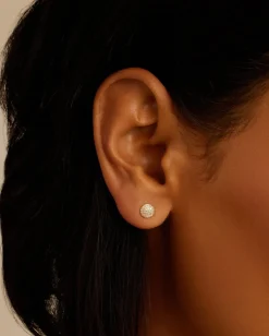 gorjana Diamond Ace Single Stud 14k Solid Gold Best