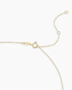 gorjana Diamond and Opal Necklace 14k Solid Gold Clearance