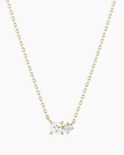 gorjana Diamond and White Sapphire Necklace New
